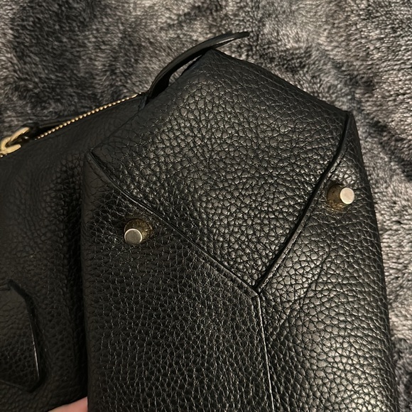 Black Burberry bag with handles and strap - Picture 4 of 5